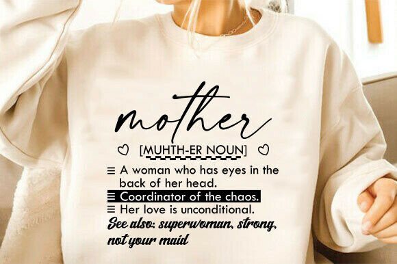 Funny Mother’s Day Graphics for T-Shirt Designs and Content Creators