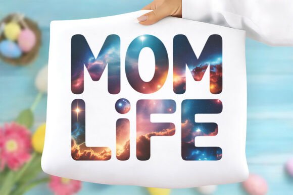 Mom Life Png: A Graphic Design Asset for Heartfelt Branding and T-Shirt Designs