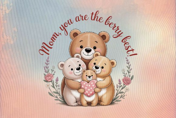 Mom You Are the Berry Best Mother’s Day Graphics for Digital Sellers