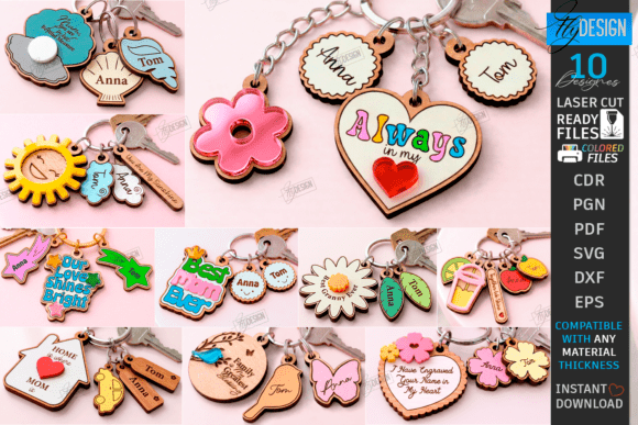 Mother's Day Keychain Embroidery Bundle Review for Real Projects