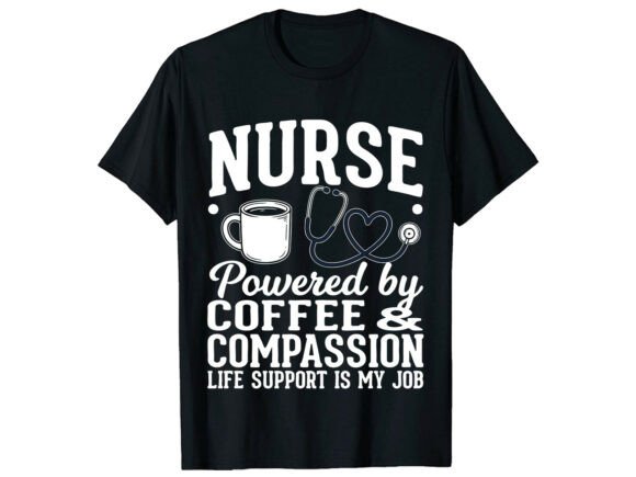 Nurse Coffee Love Mother’s Day T-Shirt Graphics for Content Publishing